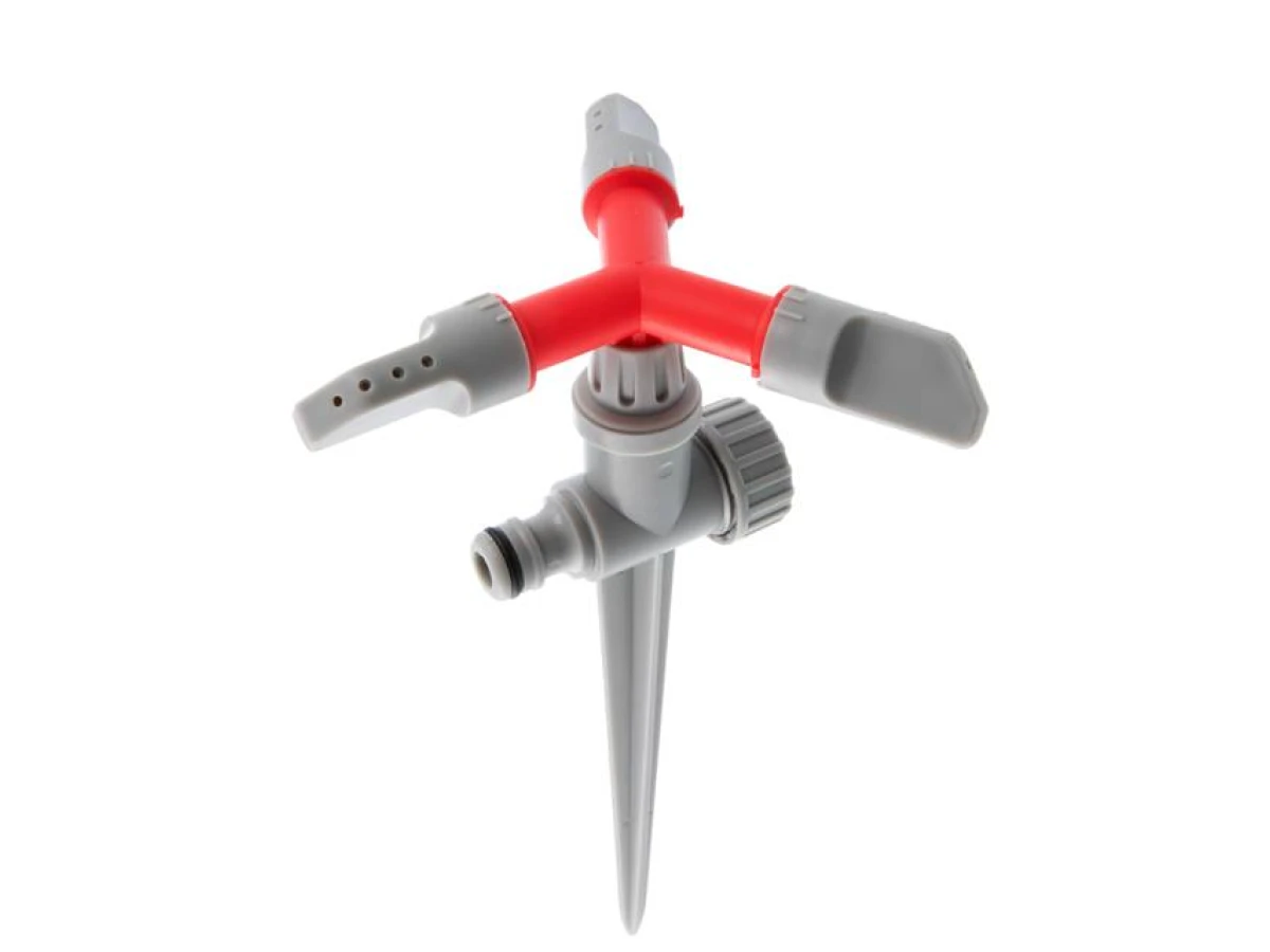 Дощувальний пристрій круговий з головкою, що обертається, на кілку. PP, ABS INTERTOOL GE-0054 