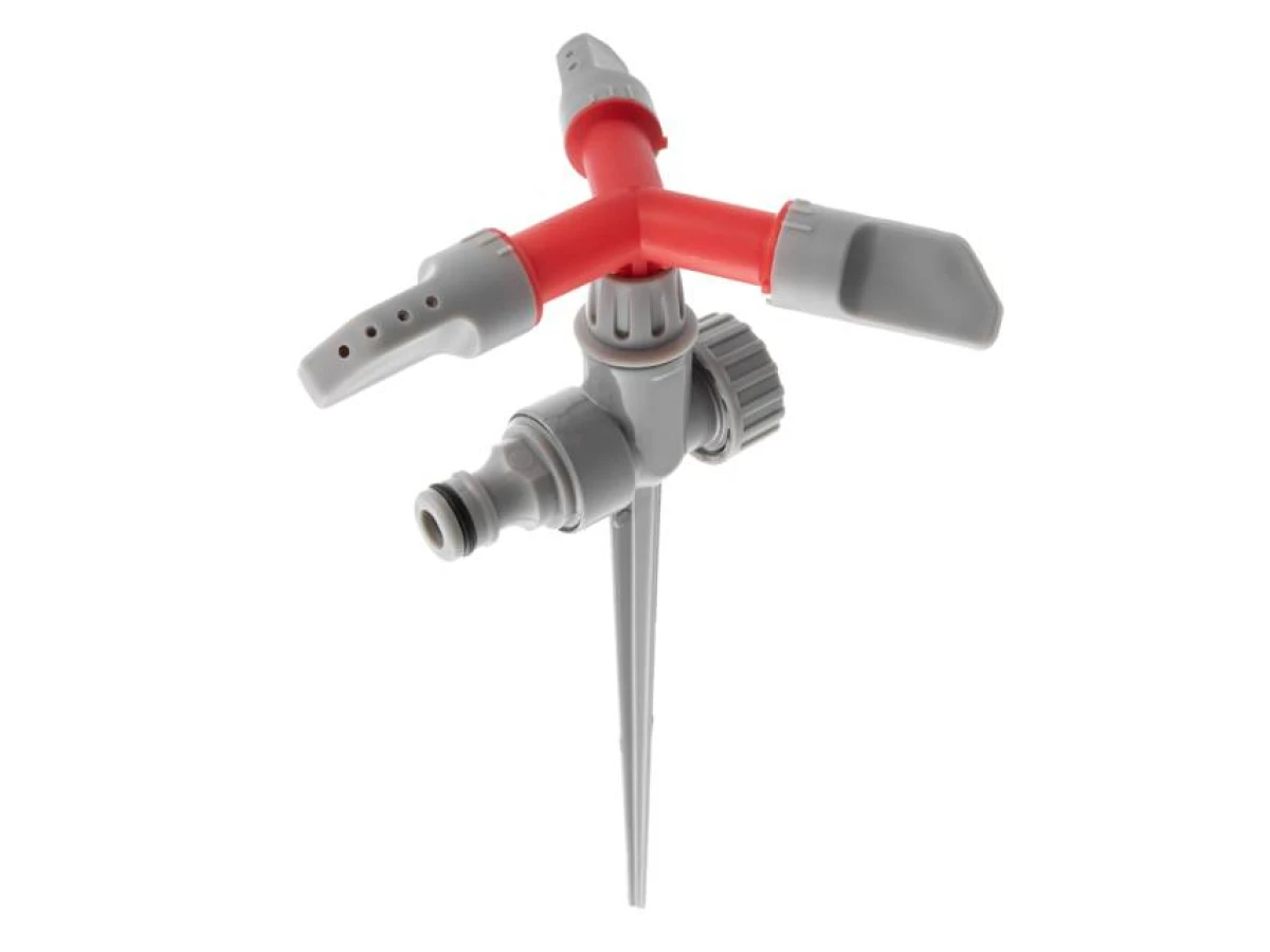 Дождеватель круговой с вращающейся головкой на костыле. PP, ABS, Zinc alloy INTERTOOL GE-0055 