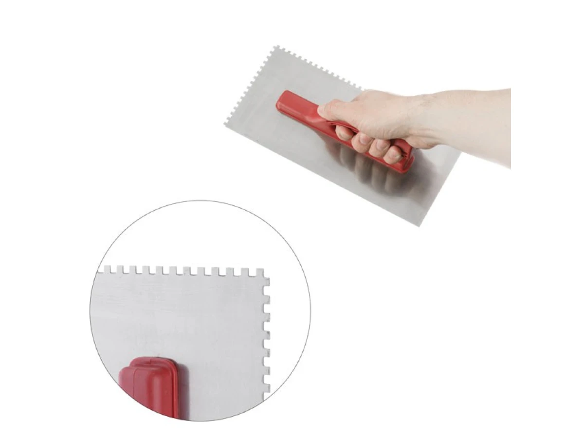 Затирка cтальная оцинкованная 280*130мм, 4*4мм INTERTOOL KT-0004 