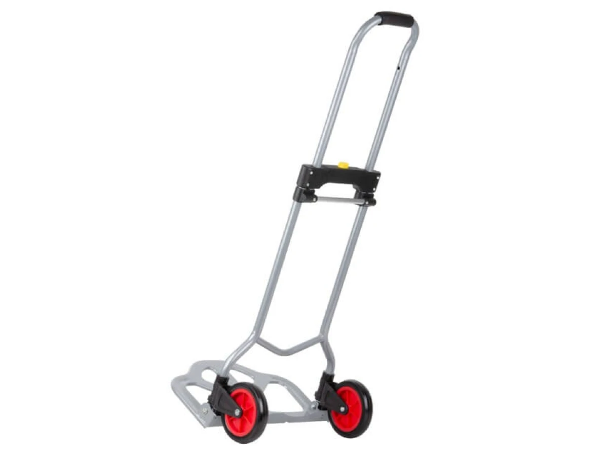 Візок ручний складний до 60 кг, 385*375*960, колеса 130 мм, (стальна) INTERTOOL LT-9006 