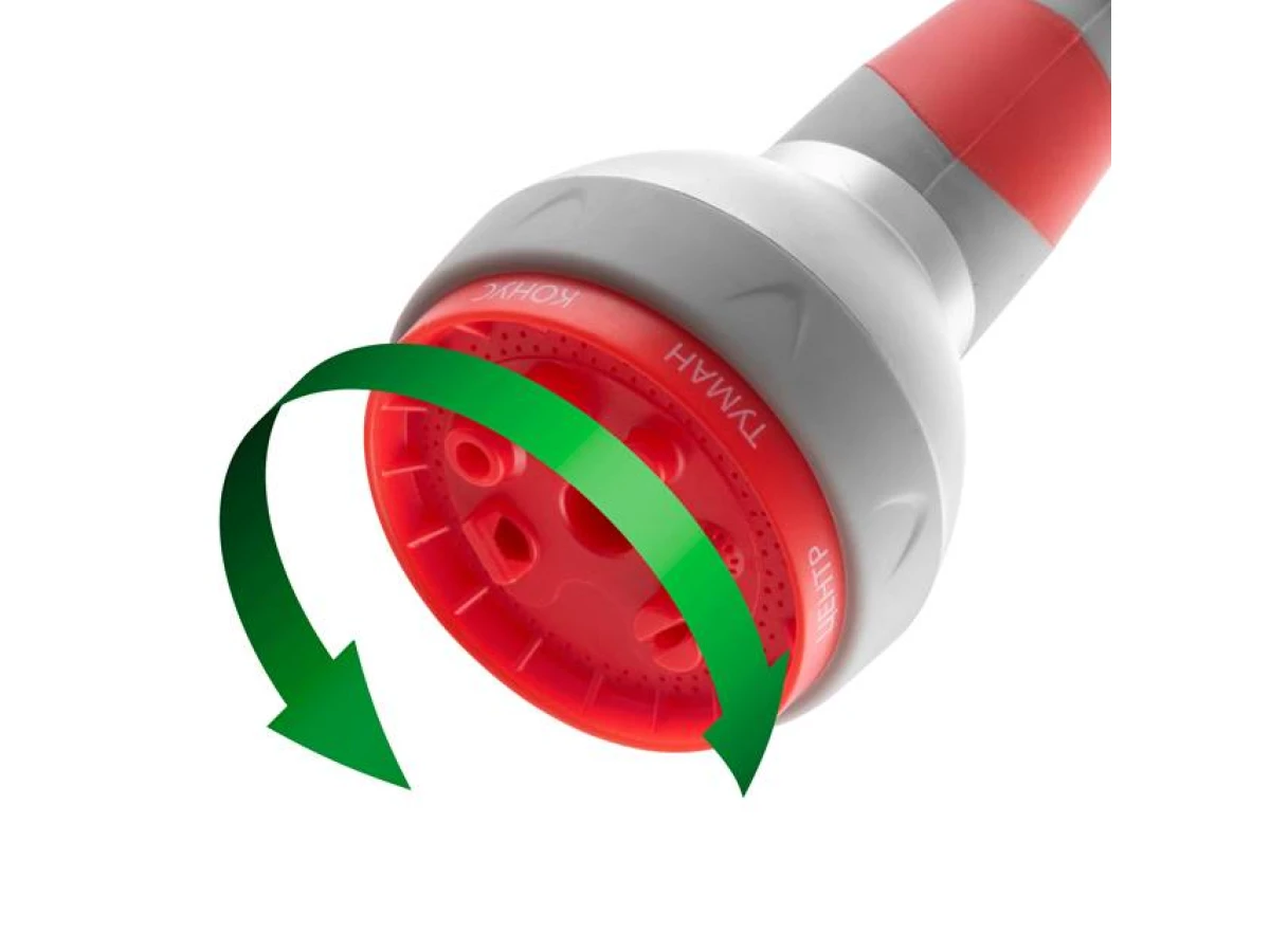 Пистолет-распылитель для полива 7-ми функциональный (центральный, туман, душ, угловой, полный, конический, плоский.) LUXURY INTERTOOL GE-0008 