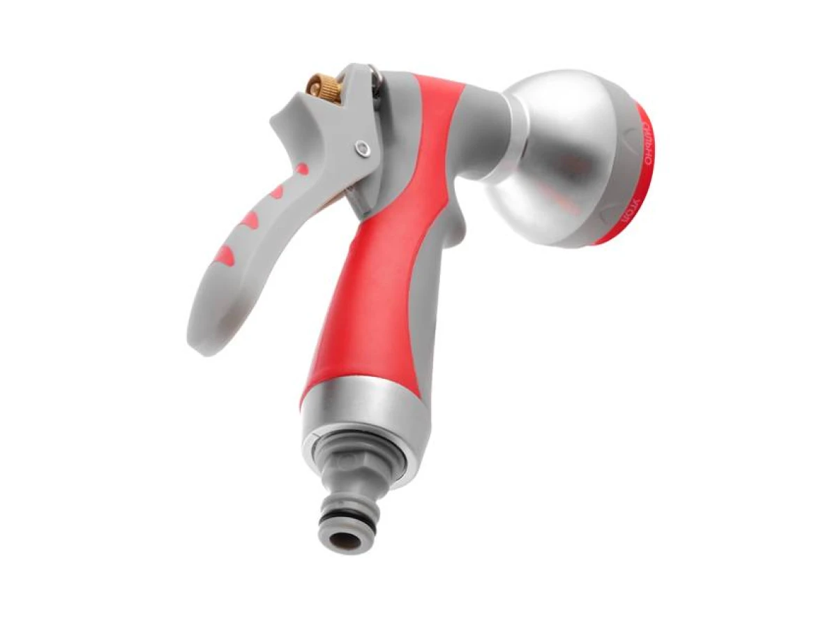 Пистолет-распылитель для полива 7-ми функциональный (центральный, туман, душ, угловой, полный, конический, плоский.) LUXURY INTERTOOL GE-0008 