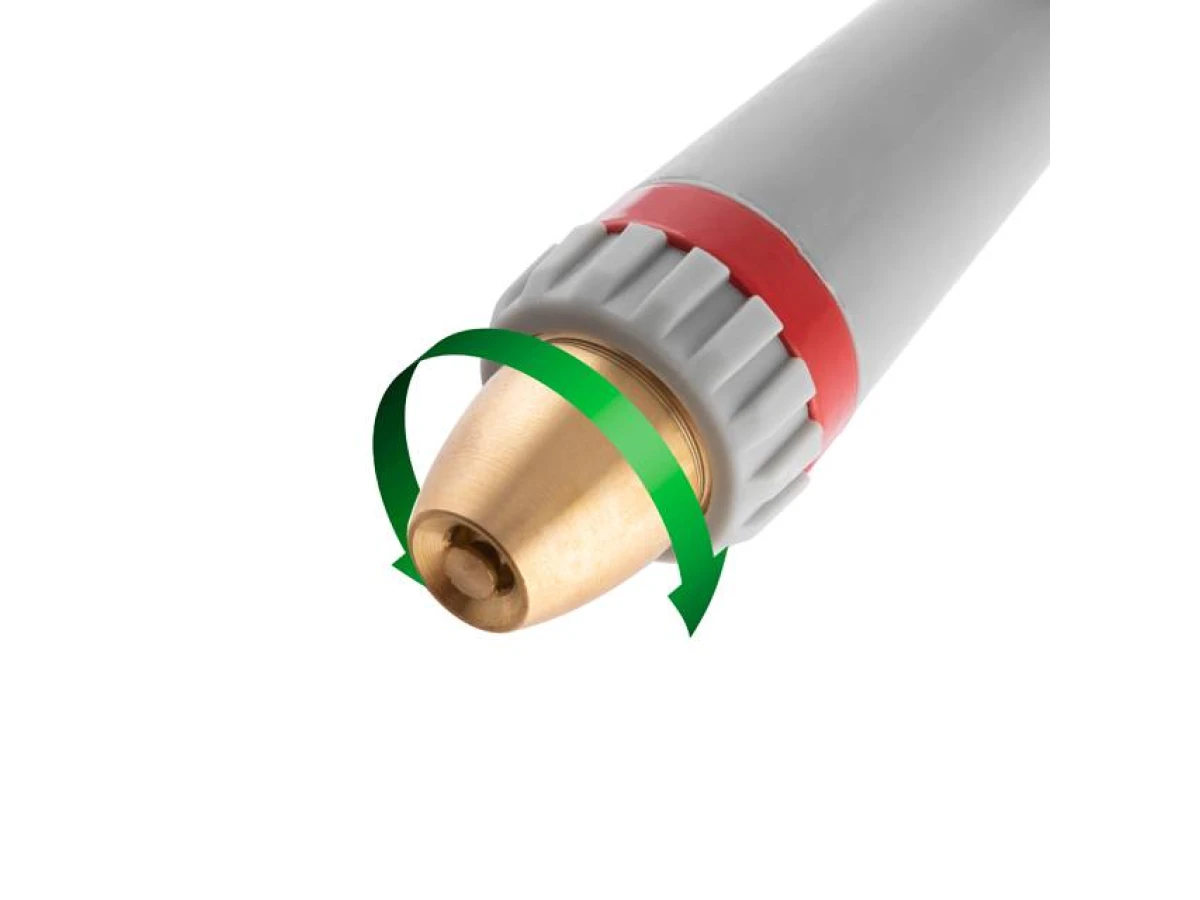 Пистолет-распылитель для полива с плавной регулировкой потока воды. ABS, PP, TPR, ZINC ALLOY, BRASS INTERTOOL GE-0012 