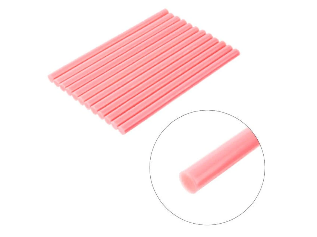 Комплект стрижнів клейових рожевих 11,2 мм * 200 мм, 12 шт. INTERTOOL RT-1046 