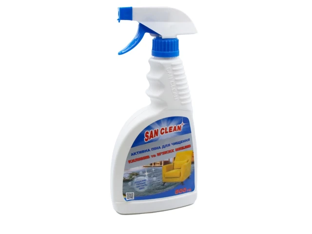 Засіб San Clean Універсал для чищення килимів та м'яких меблів 0,5 л 