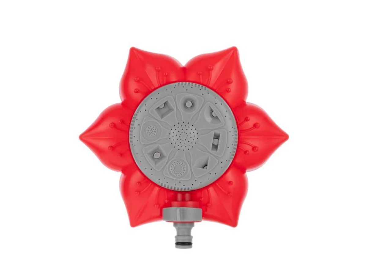 Дождеватель восьмипозиционный на базе "цветок", для восьми различных площадей полива INTERTOOL GE-0072 