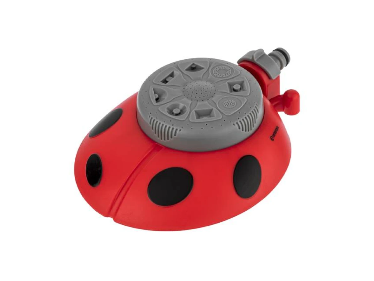 Дождеватель восьмипозиционный на базе "божья коровка", для восьми различных площадей полива INTERTOOL GE-0073 