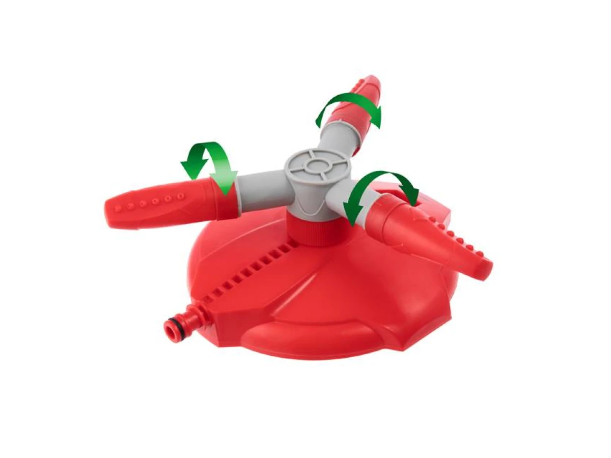 Дождеватель круговой с тремя распылителями с вращающейся головкой на базе INTERTOOL GE-0075 