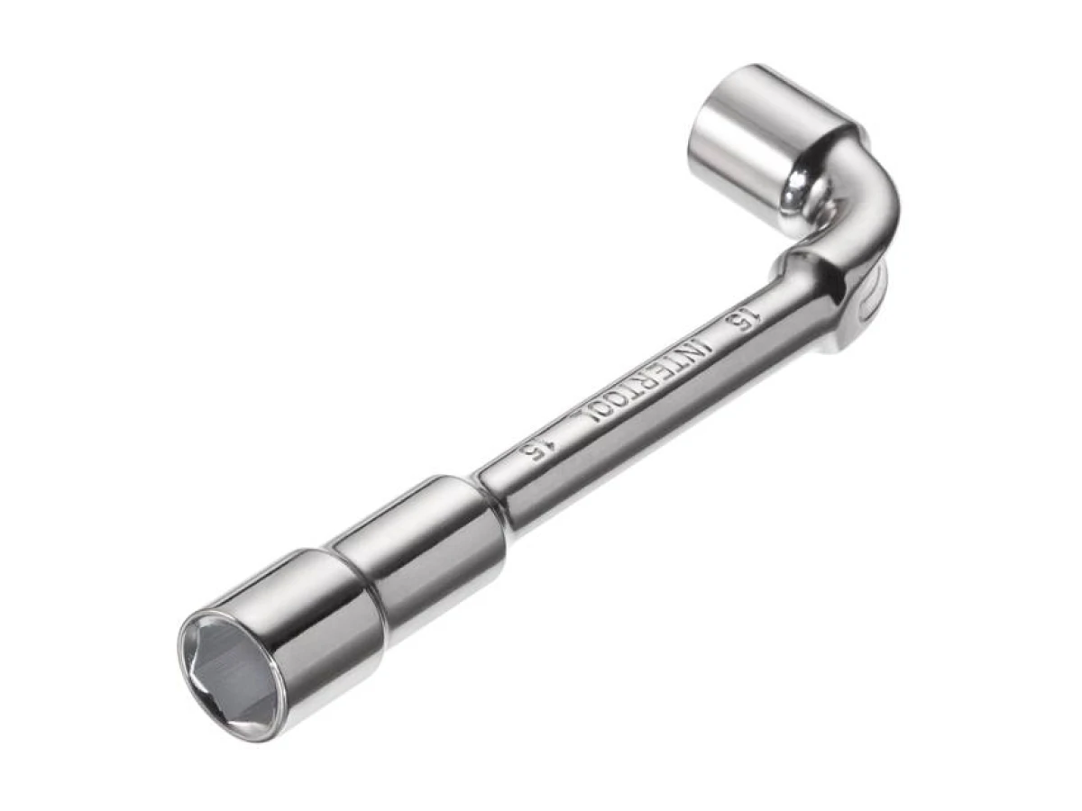 Ключ торцевий з отвором L-подібний 15 мм INTERTOOL HT-1615 