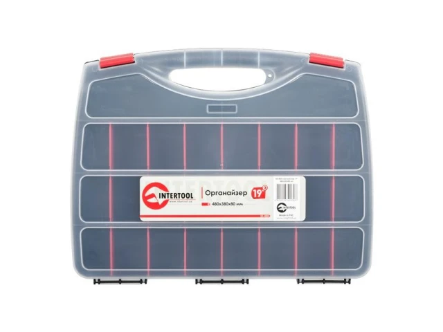 Органайзер 19" 480x380x80 мм INTERTOOL BX-4003 