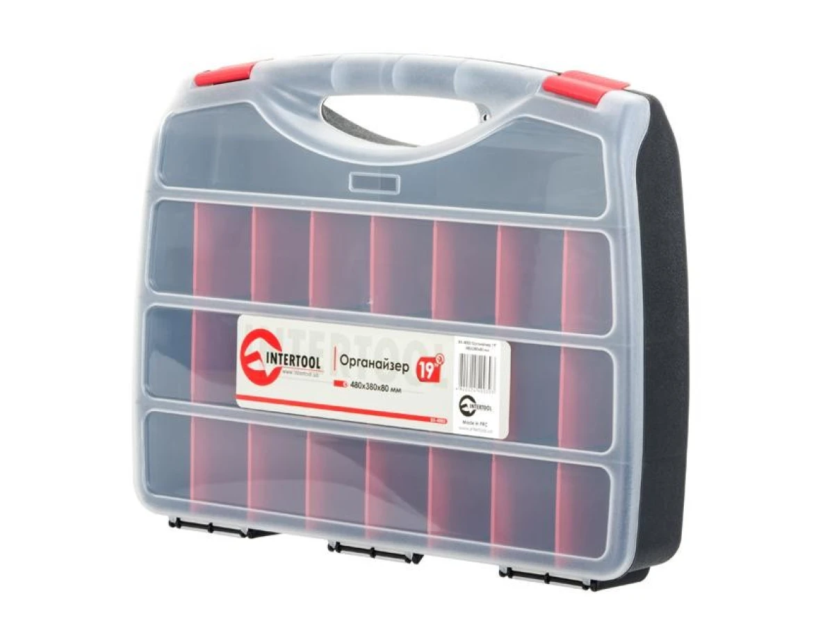 Органайзер 19" 480x380x80 мм INTERTOOL BX-4003 