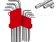 Набір ключів Г-подібних TORX з отвором 9 шт, Т10-Т50, CrV, Big INTERTOOL HT-0606 