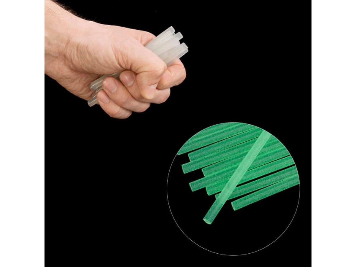 Комплект стрижнів клейових флуоресцентних 7,4*100 мм, 12 шт INTERTOOL RT-1039 