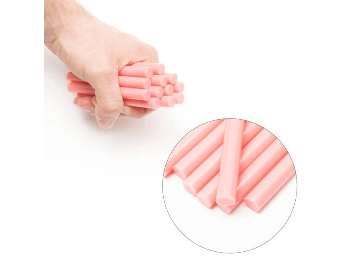 Комплект стрижнів клейових рожевих 11,2 мм * 100 мм, 12 шт. INTERTOOL RT-1045 