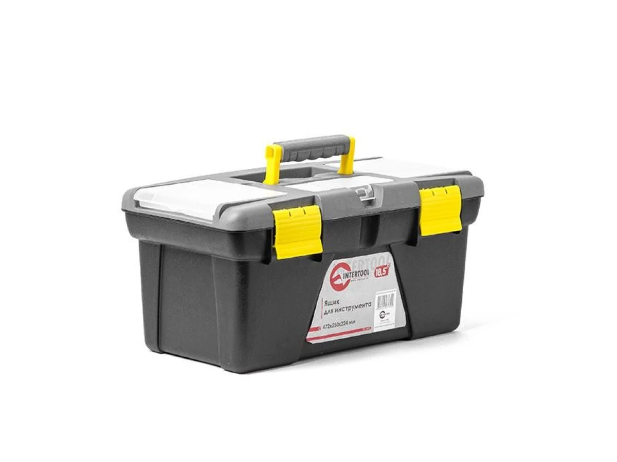 Ящик для інструменту 18.5" 472*250*224 мм INTERTOOL BX-0318 