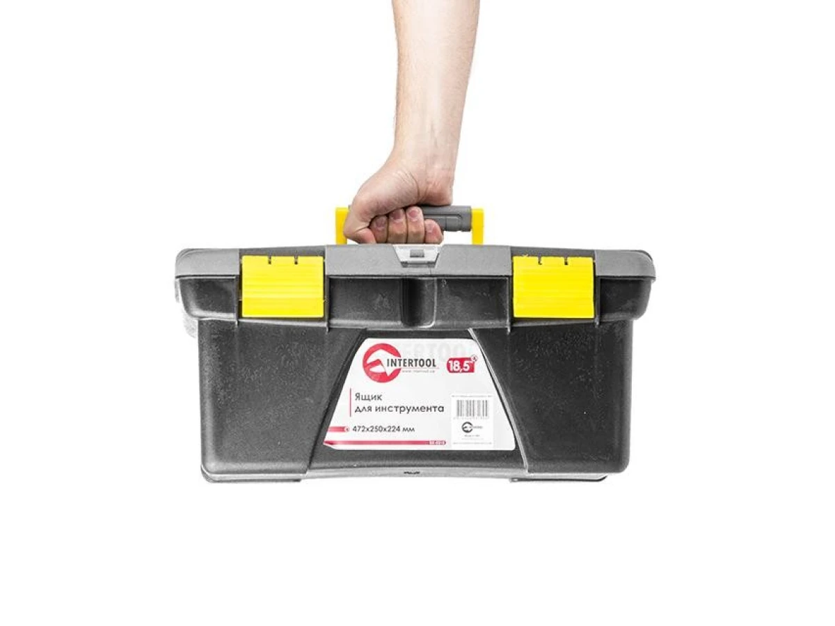 Ящик для інструменту 18.5" 472*250*224 мм INTERTOOL BX-0318 