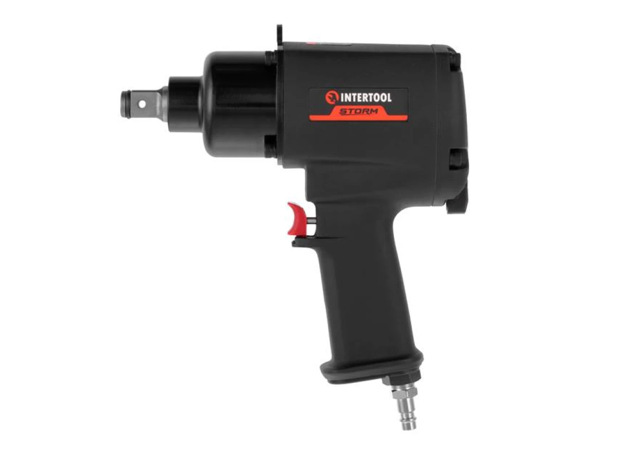 Гайковерт пневматичний, 3/4", 1300 Нм., професійний, 5000 об/хв. INTERTOOL PT-1105 