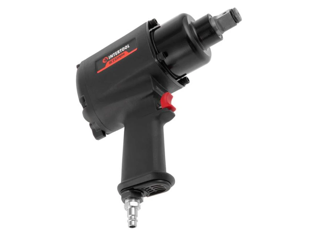 Гайковерт пневматичний, 3/4", 1300 Нм., професійний, 5000 об/хв. INTERTOOL PT-1105 