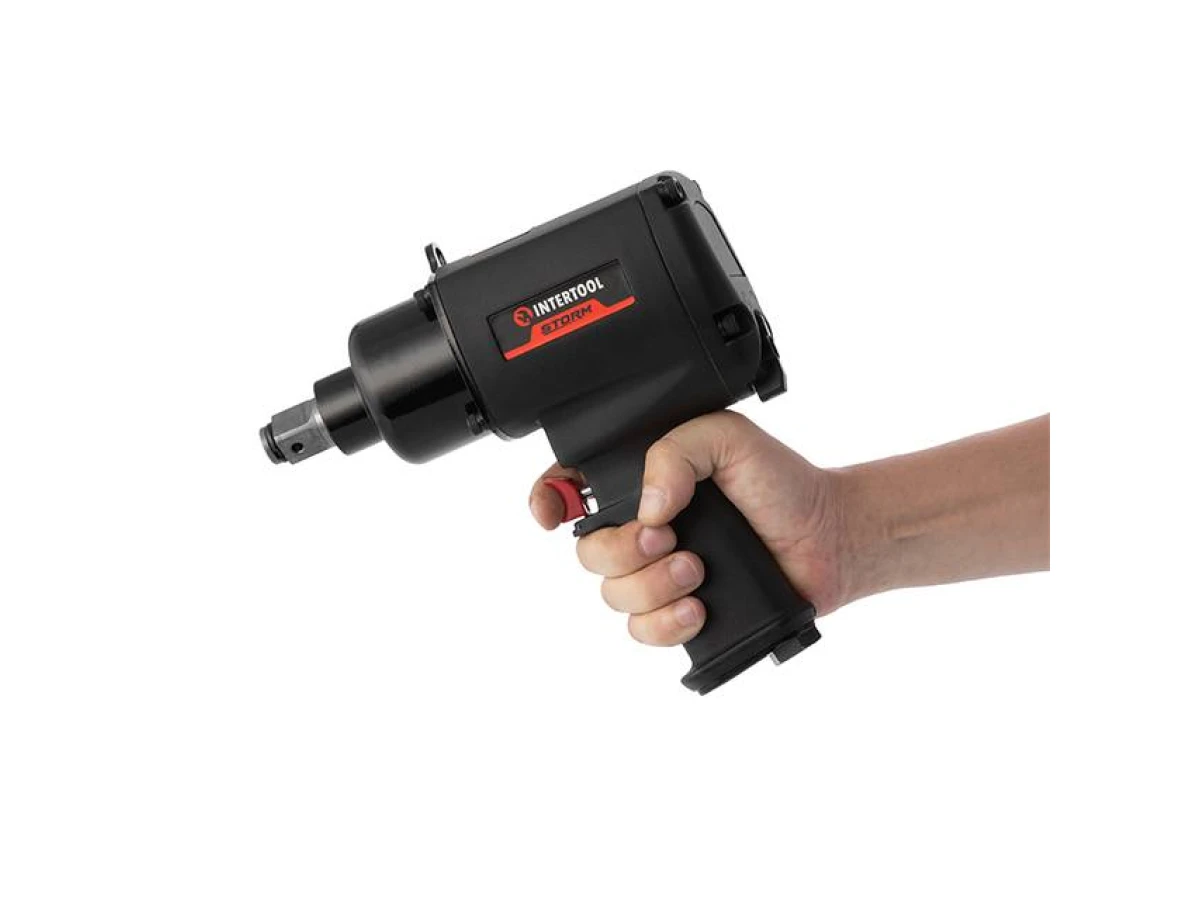 Гайковерт пневматичний, 3/4", 1300 Нм., професійний, 5000 об/хв. INTERTOOL PT-1105 