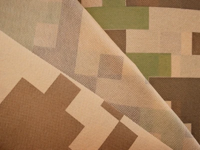 Флізелін (Спанбонд) 60 г/м² бежевий піксель (трава)