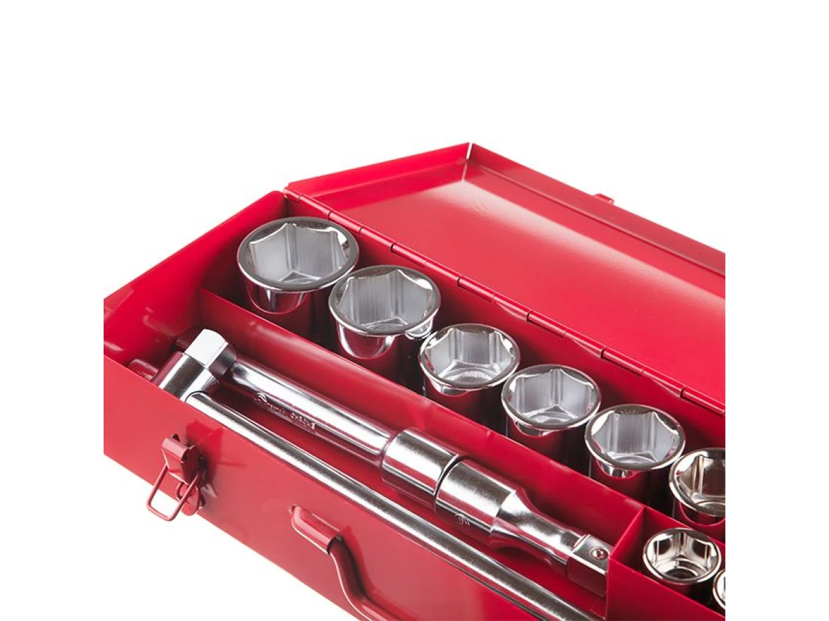 Набір інструментів 3/4", 20 од. (гол. 19-50 мм) металевий кейс INTERTOOL ET-6024 