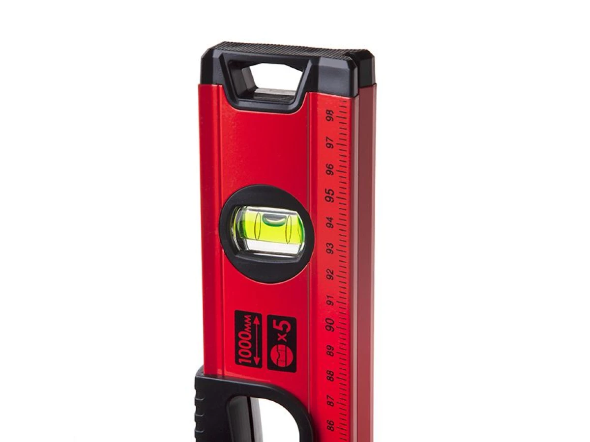 Рівень спеціальний 1000 мм, 5 вічок INTERTOOL MT-1010 