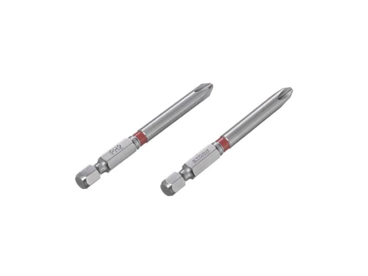 Комплект викруткових насадок PH2 1/4" * 70 мм, S2, уп. 2 од., STORM INTERTOOL VT-0223 