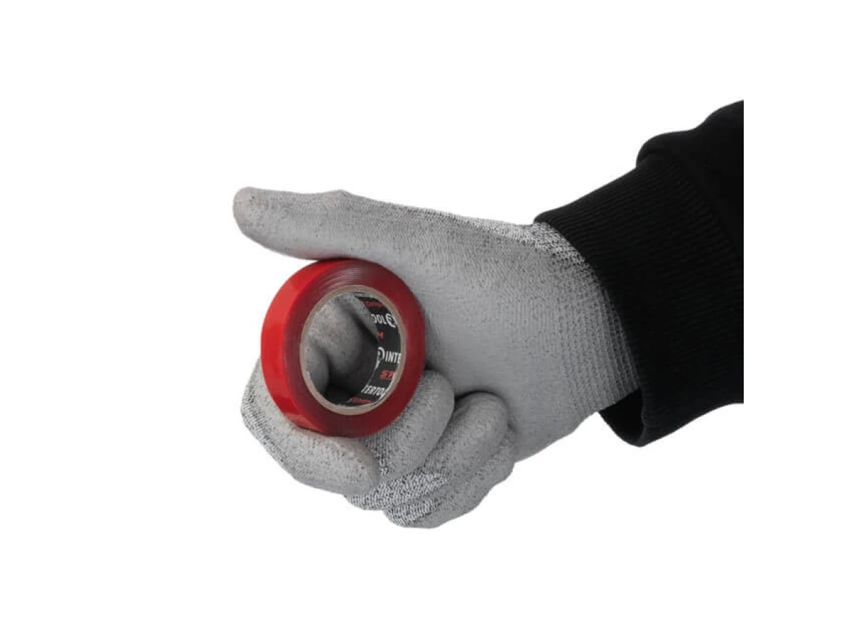 Стрічка клейка двостороння STRONG FIX, 12 мм * 2 м * 0,5 мм, прозора, акрил, STORM INTERTOOL KT-0822 