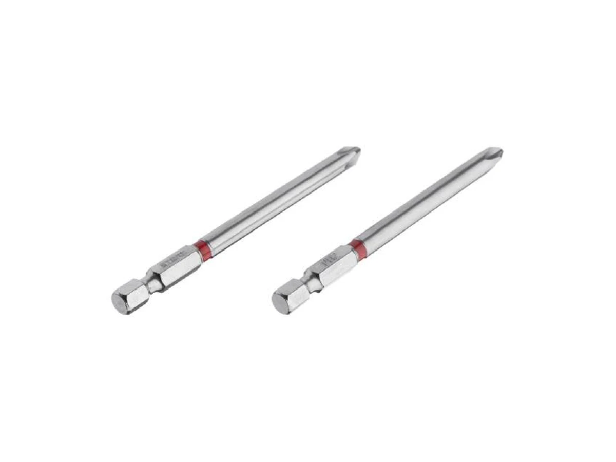 Комплект викруткових насадок PH2 1/4" * 90мм, S2, уп. 2 од., STORM INTERTOOL VT-0224 