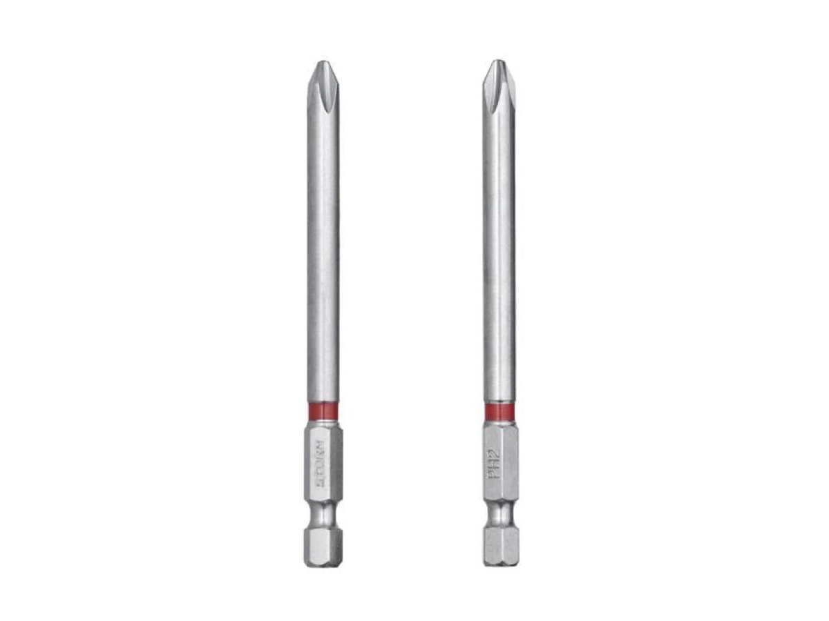 Комплект викруткових насадок PH2 1/4" * 90мм, S2, уп. 2 од., STORM INTERTOOL VT-0224 