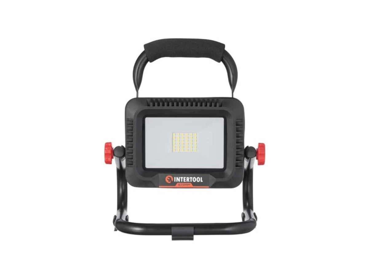 Ліхтар акумуляторний 20 В, LED, 20 Вт, 900/2000 лм, 120°, 6000 K, без ЗП та АКБ INTERTOOL WT-0349 