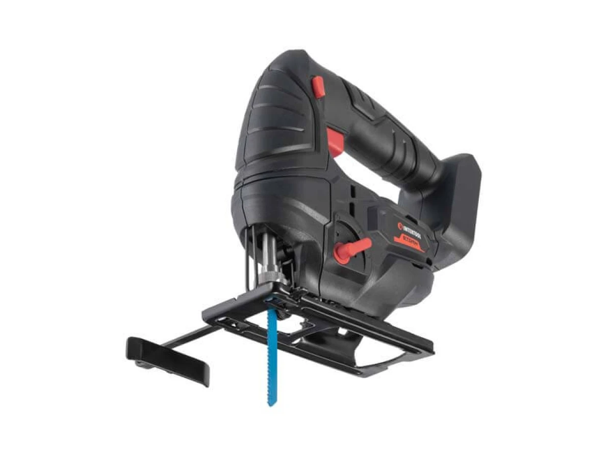 Лобзик акумуляторний 20 В, 0-2700 об/хв, макс. глибина пропилу 80 мм, безключовий патрон, без ЗП та АКБ INTERTOOL WT-0358 