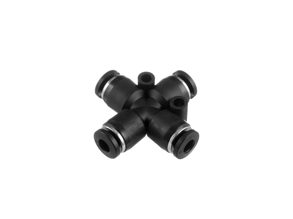 З'єднання цангове Х-подібне для поліуретанових та ін. шлангів 4 мм INTERTOOL PT-2365 