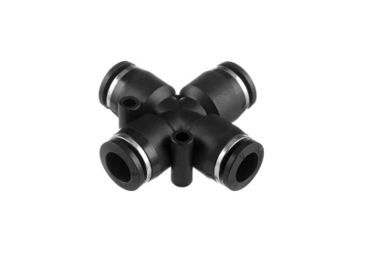 З'єднання цангове Х-подібне для поліуретанових та ін. шлангів 8 мм INTERTOOL PT-2367