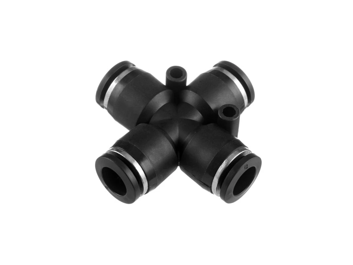 З'єднання цангове Х-подібне для поліуретанових та ін. шлангів 8 мм INTERTOOL PT-2367 