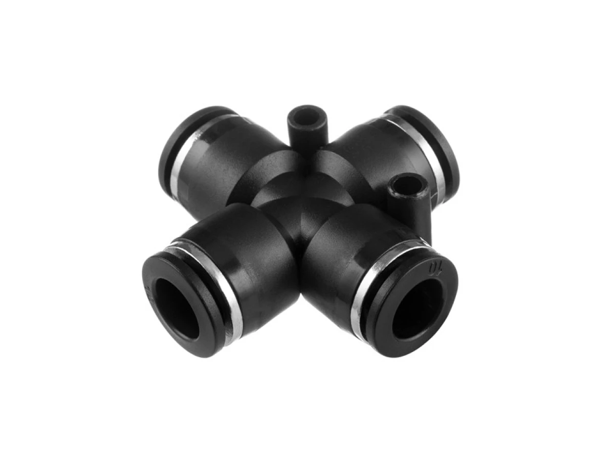 З'єднання цангове Х-подібне для поліуретанових та ін. шлангів 10 мм INTERTOOL PT-2368 