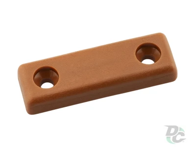 Ніжка 481 під 2 саморізи пластик 5х15х50мм Горіх Лісовий ДС