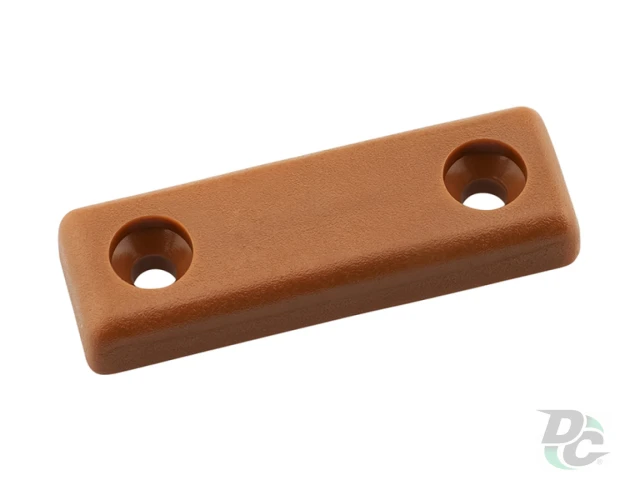 Ніжка 481 під 2 саморізи пластик 5х15х50мм Горіх Лісовий ДС 