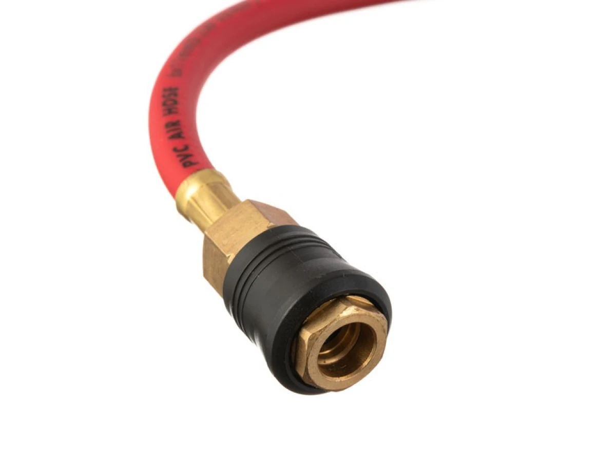 Шланг гібридний професійний, 20 атм, 6*11 мм, 15 м, з латунними швидкороз'ємними з'єднаннями, STORM INTERTOOL PT-1765 