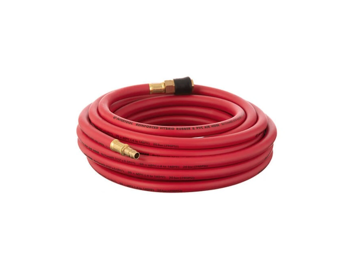 Шланг гібридний, професійний, 20 атм, 8*15мм, 10м з латунними швидкороз'ємними з'єднаннями, STORM INTERTOOL PT-1771 