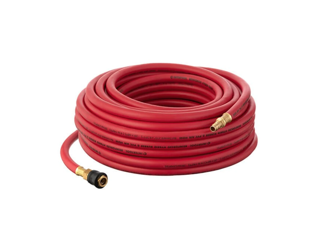 Шланг гібридний, професійний, 20 атм, 8*15мм, 20м з латунними швидкороз'ємними з'єднаннями, STORM INTERTOOL PT-1772 