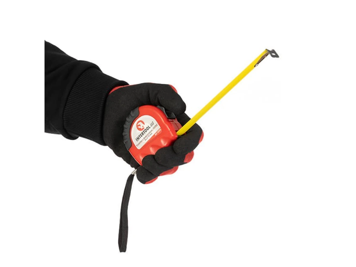 Рулетка з металевим полотном 5м x 19мм "EXTRA" INTERTOOL MT-0205 