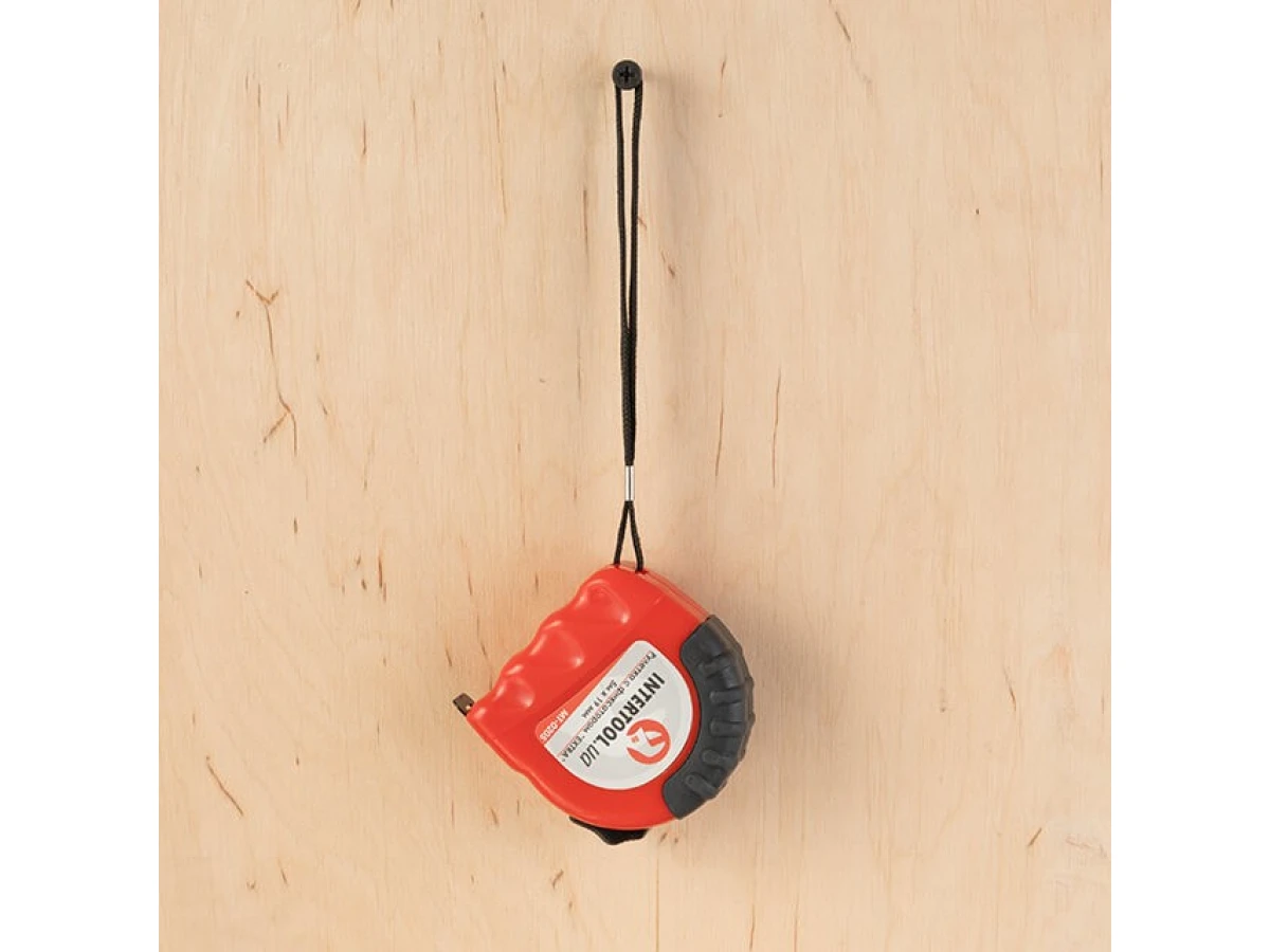 Рулетка з металевим полотном 5м x 19мм "EXTRA" INTERTOOL MT-0205 