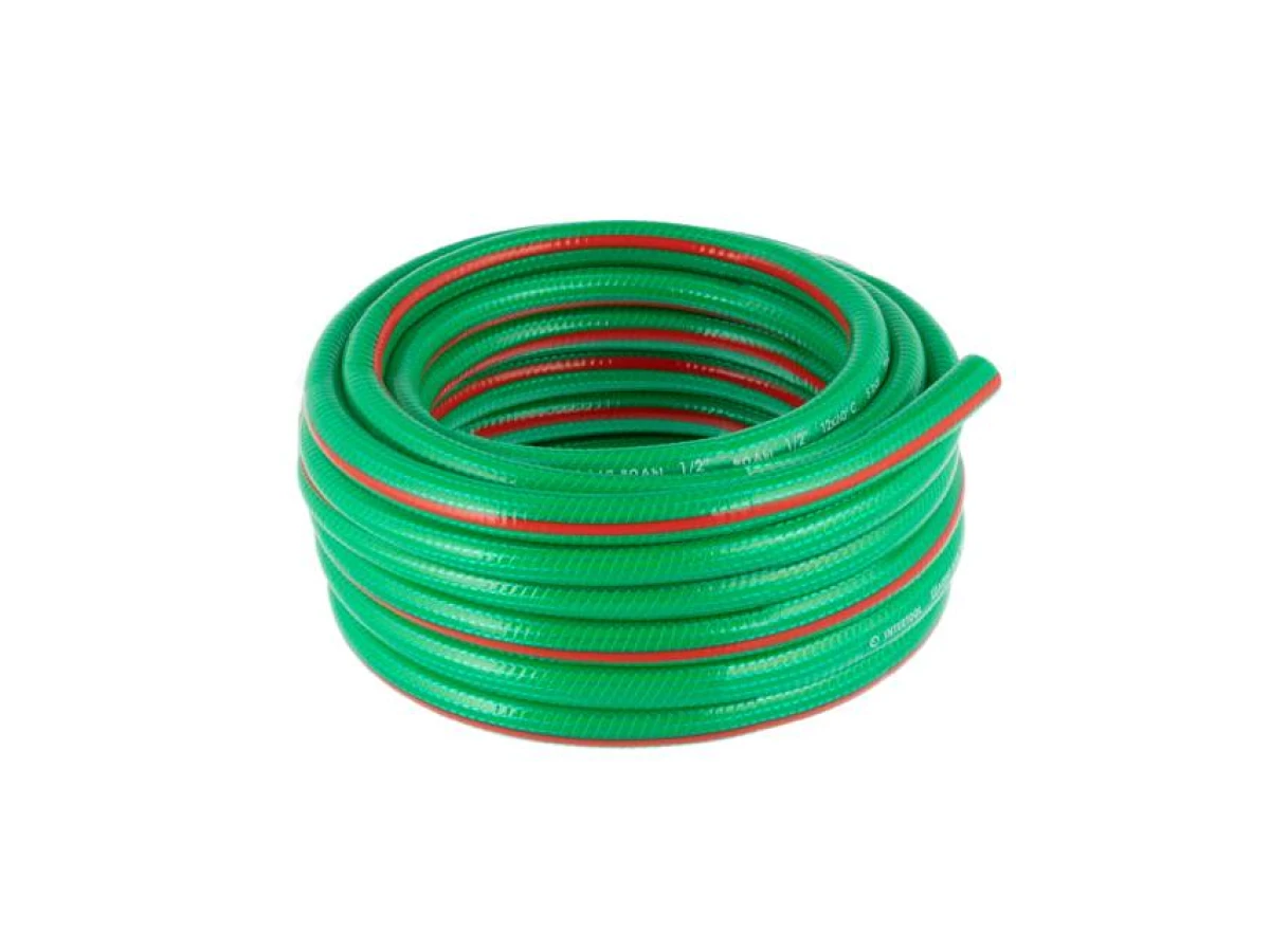 Шланг для воды 4-х слойный, 1/2", 10 м, армированный, PVC INTERTOOL GE-4101 