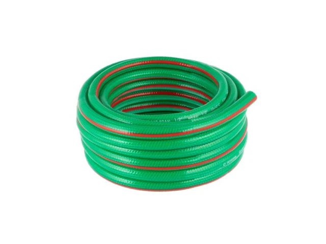 Шланг для воды 4-х слойный, 1/2", 10 м, армированный, PVC INTERTOOL GE-4101 