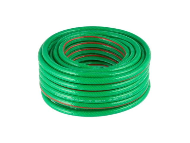 Шланг для воды 4-х слойный, 1/2", 20 м, армированный, PVC INTERTOOL GE-4103 