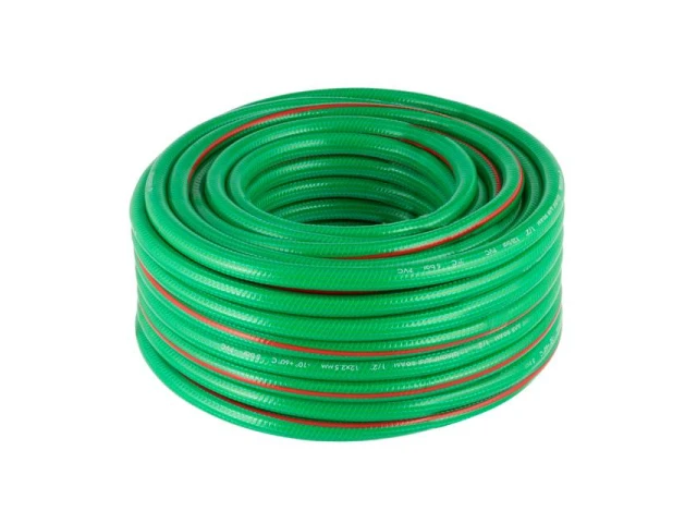 Шланг для води чотиришаровий, 1/2", 30 м, армований, PVC INTERTOOL GE-4105 
