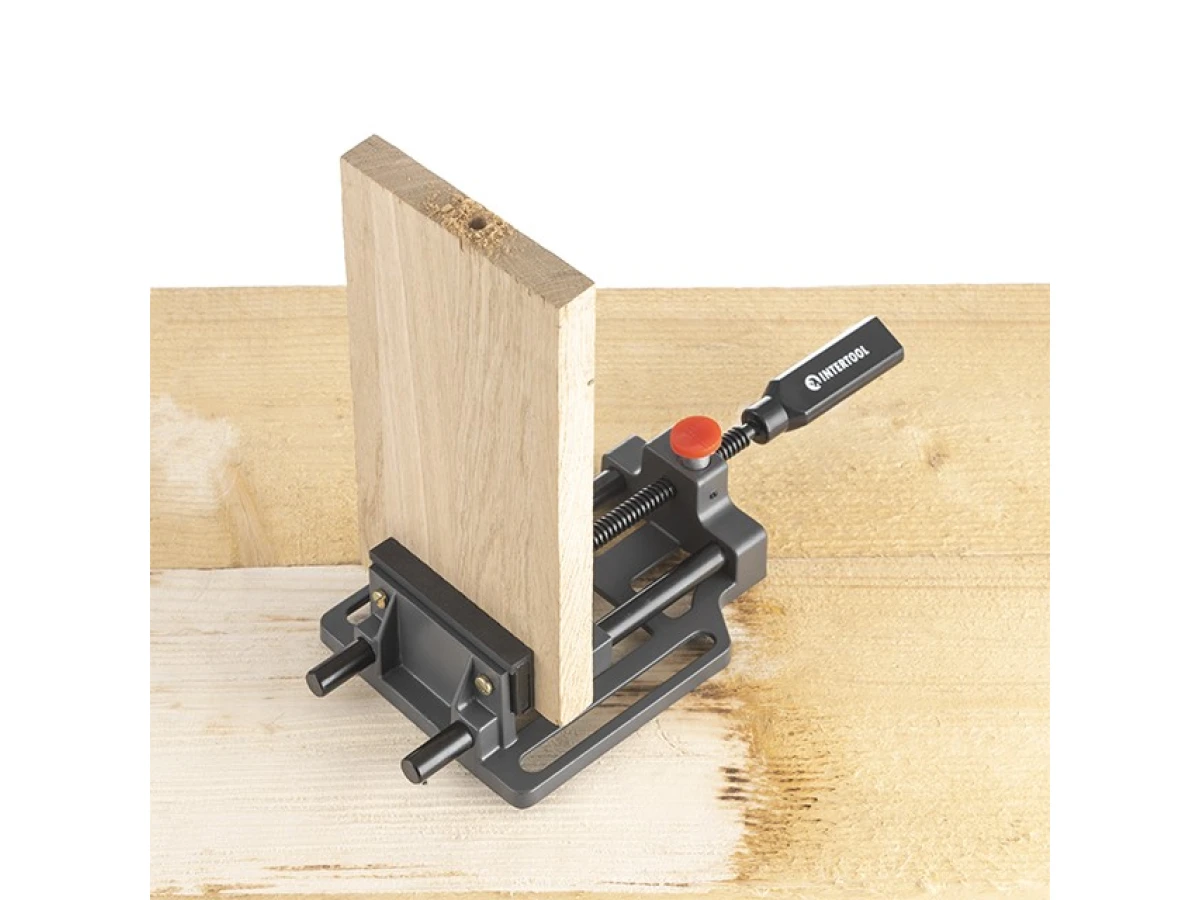 Тиски сверлильные 100 мм, система быстрой фиксации INTERTOOL HT-0093 