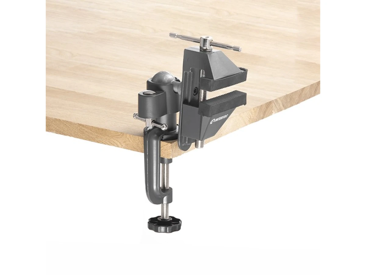 Тиски универсальные шарнирные 78 мм, 360° INTERTOOL HT-0094 