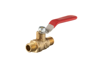 Кран шаровий повітряний, латунь, зовнішня різьба 1/4 